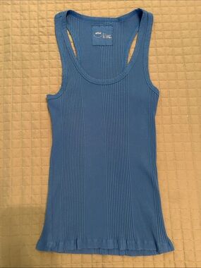 aerie Ribbed Tank Top - Blue